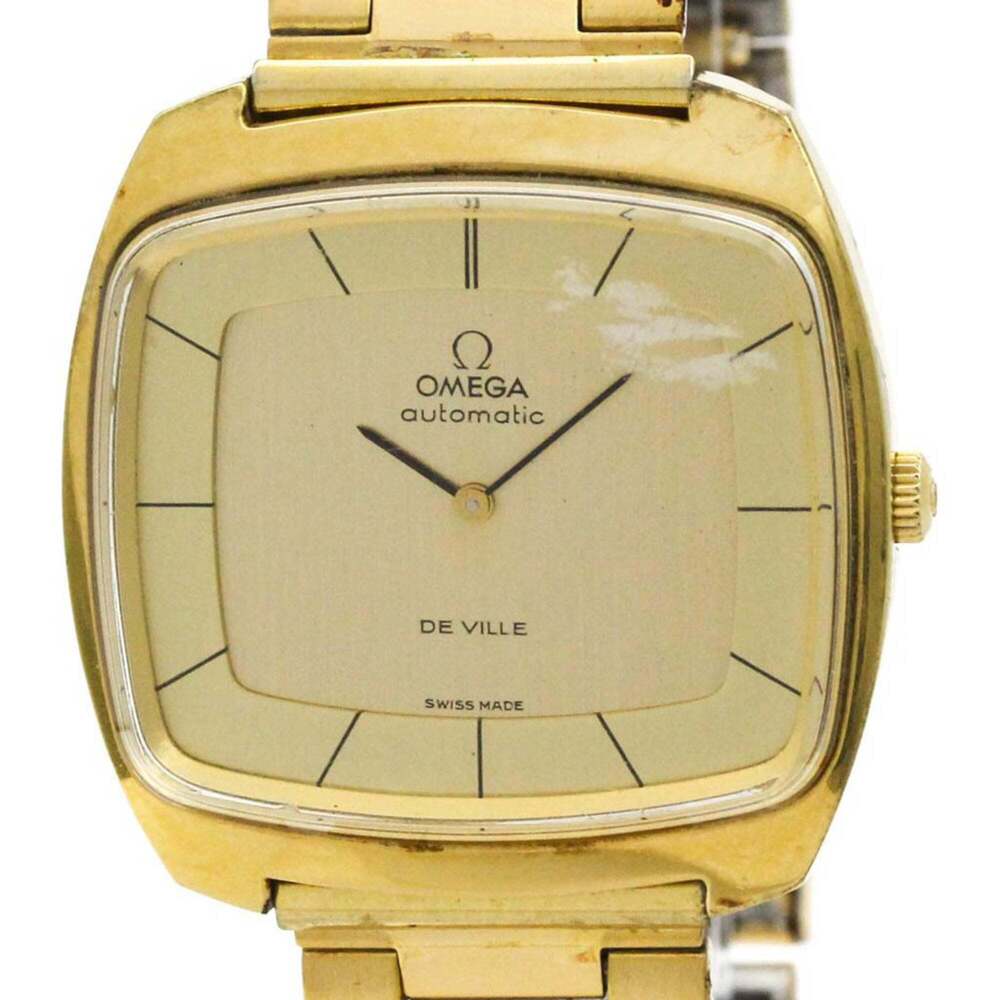OMEGA De Ville Cal 711 Gold Plated Automatic Mens Watch 151.0051
